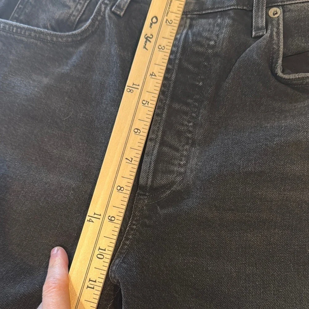 NWT‎ AGOLDE Riley High Rise Straight CropIn Crushed back Size 28